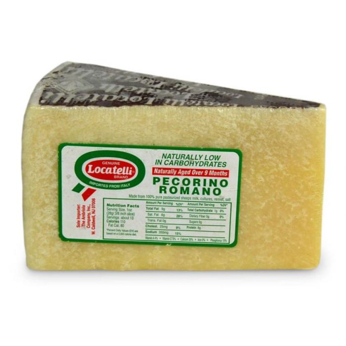 Locatelli Pecorino Romano Cheese 80 Oz Wedges