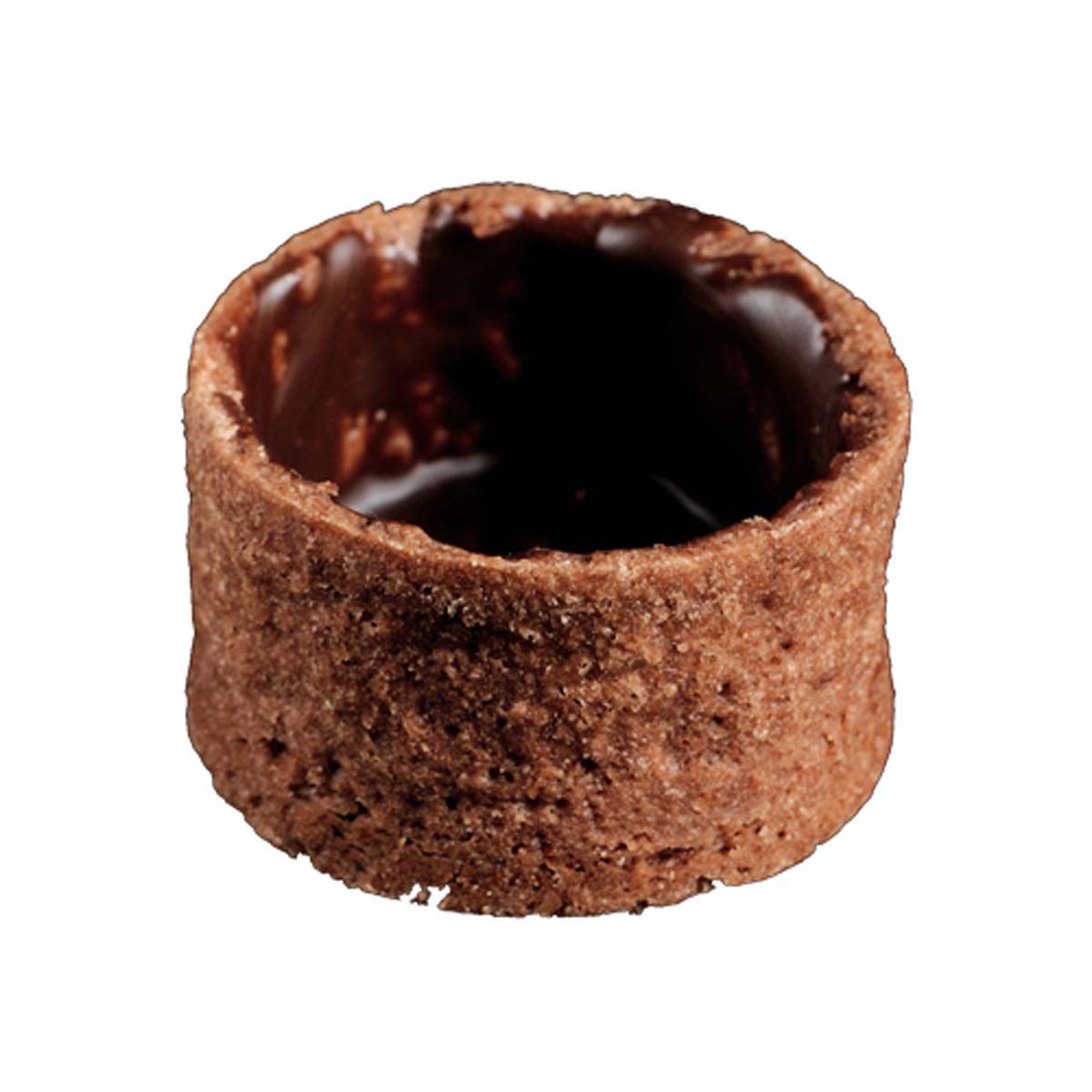 Wholesale La Rose Noire 1.3 Round Chocolate Tart Shells- Bulk