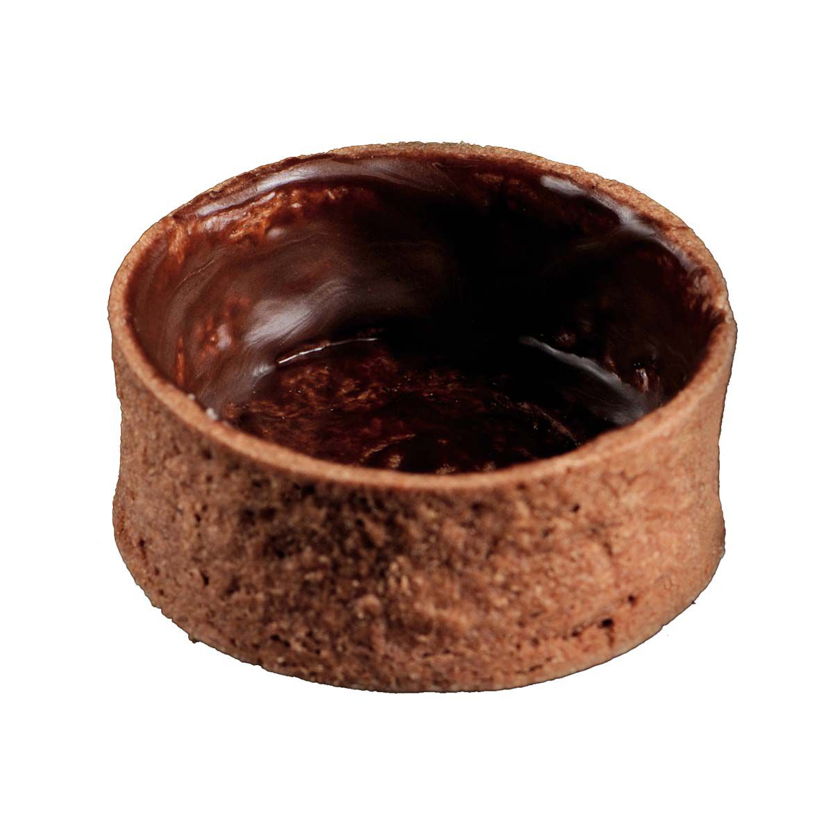 Wholesale Atalanta La Rose Noire Small Round Chocolate Tart Shells- Bulk