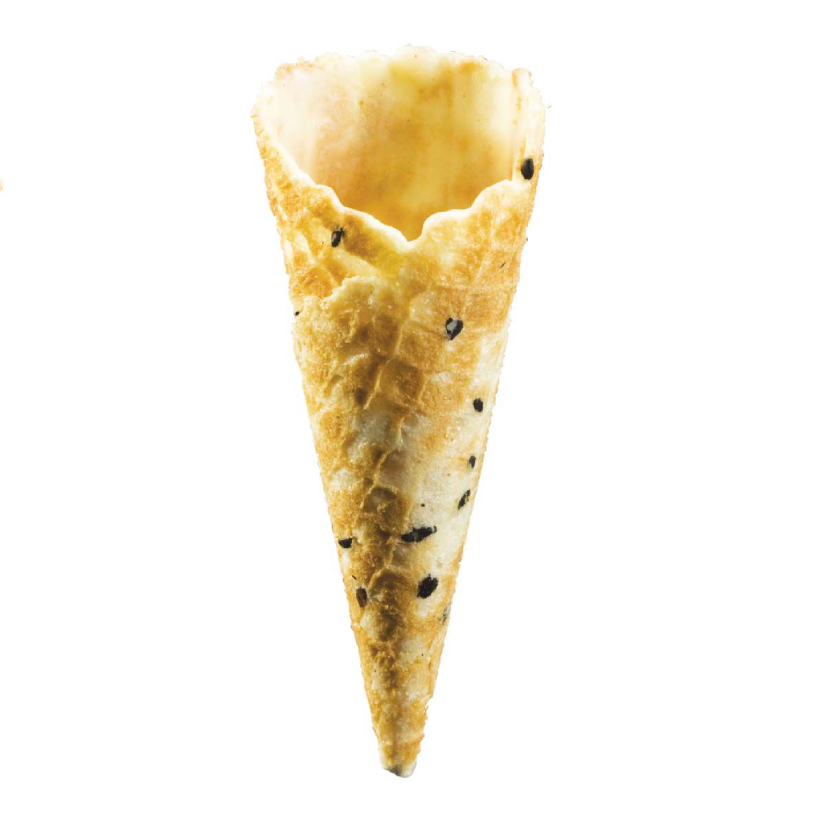 Wholesale La Rose Noire 3.2 Black Sesame Savory Cones-83 CT Bulk