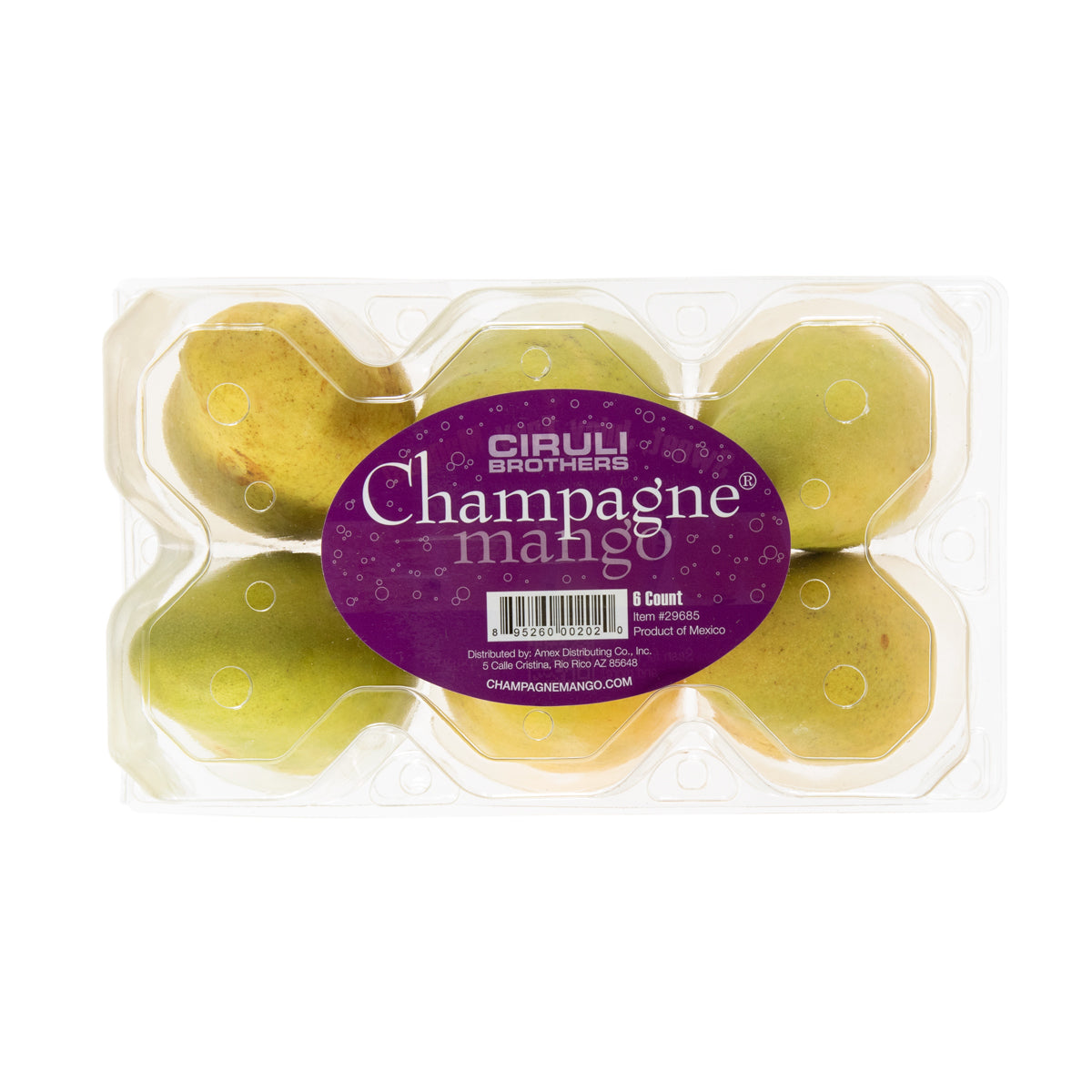 Ciruli Brothers Champagne Mangoes 6x6 Ct