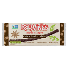 Wholesale Red Vines Made Simple Black Licorice Twists 4oz Trays- Bulk