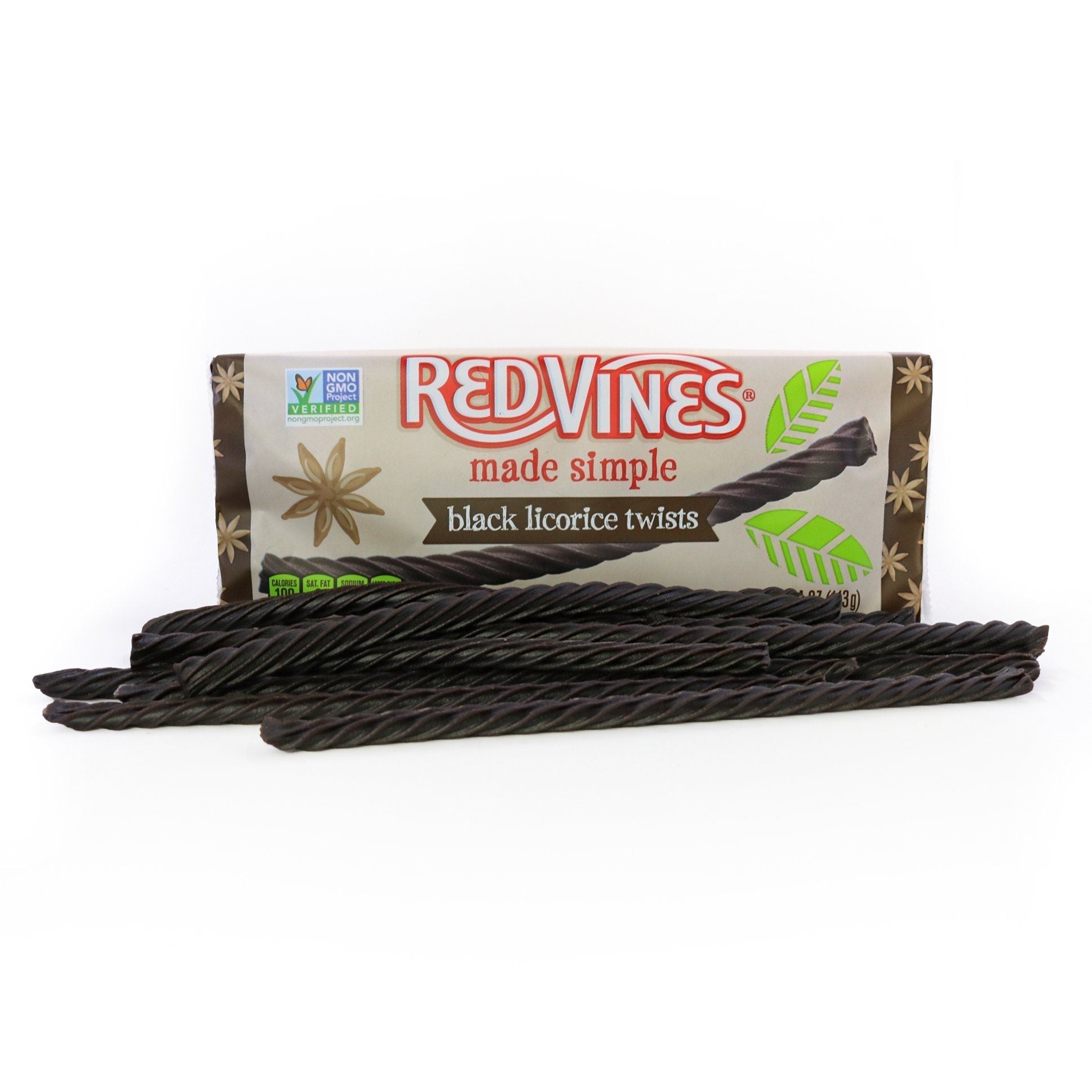 Red Vines Made Simple Black Licorice Twists 4oz Trays