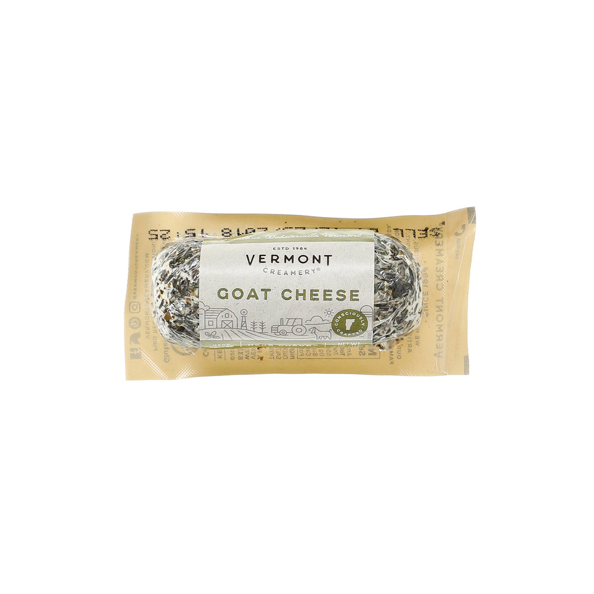 Vermont Creamery Herb Goat Cheese 4 Oz Log