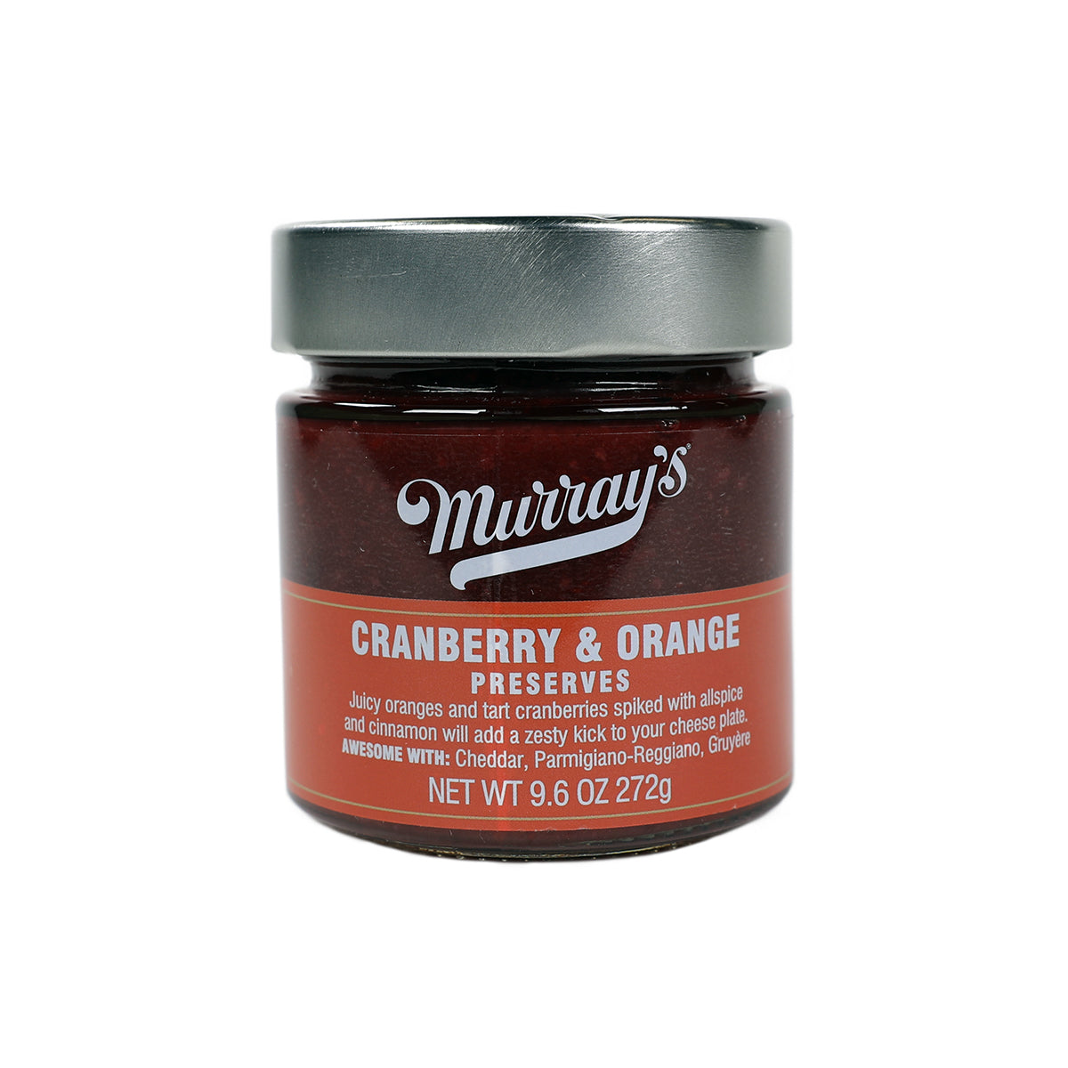 Murray's Cranberry Orange Preserves 9.6 Oz