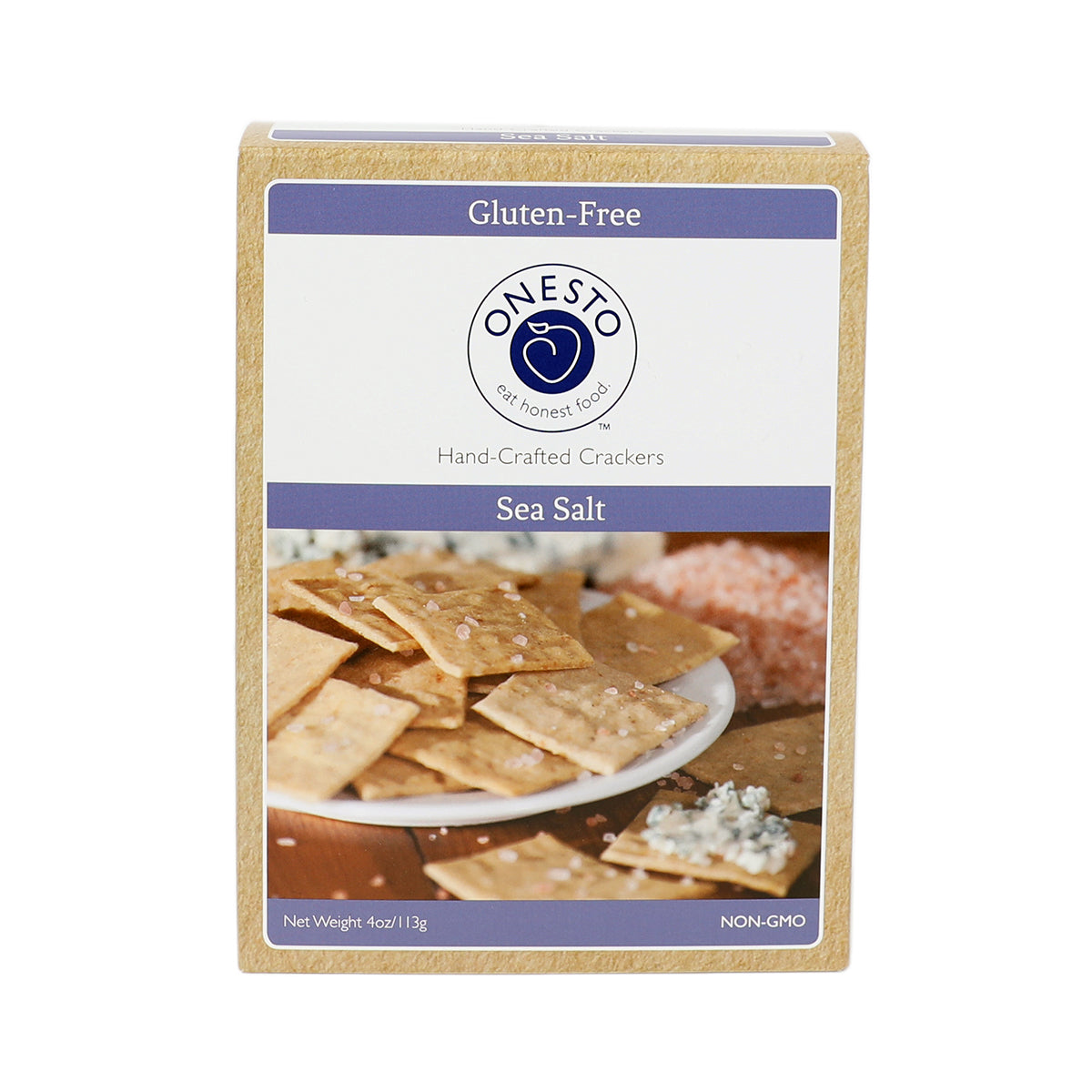 Onesto Sea Salt Crackers 4 Oz