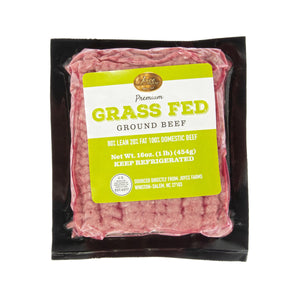 Wholesale Joyce Farms Grass Fed Ground Beef 1 LB-12ct Case Bulk