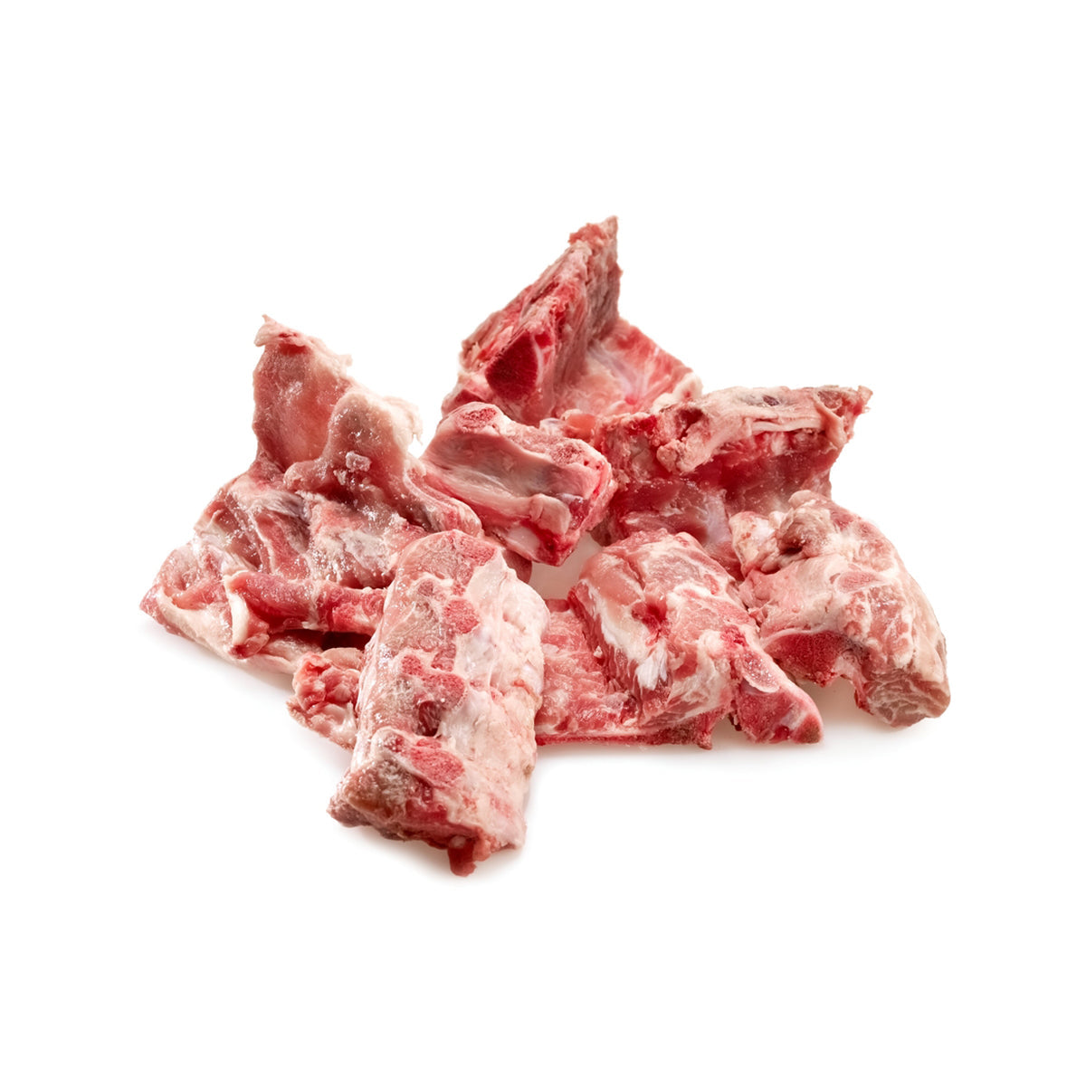 Wholesale Les Viandes Du Breton Frozen Certified Humane Pork Neck Bones-36 LB Bulk