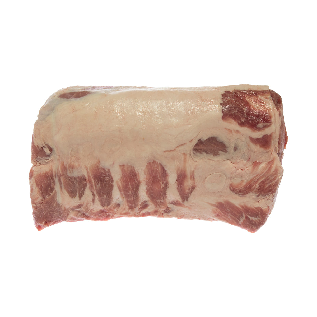 Wholesale Niman Ranch Chop Ready 10 Bone Iberian Duroc Pork Rack- Bulk