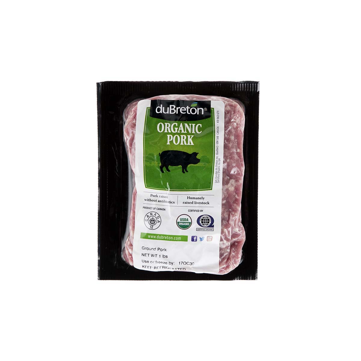 Les Viandes Du Breton Organic Ground Pork