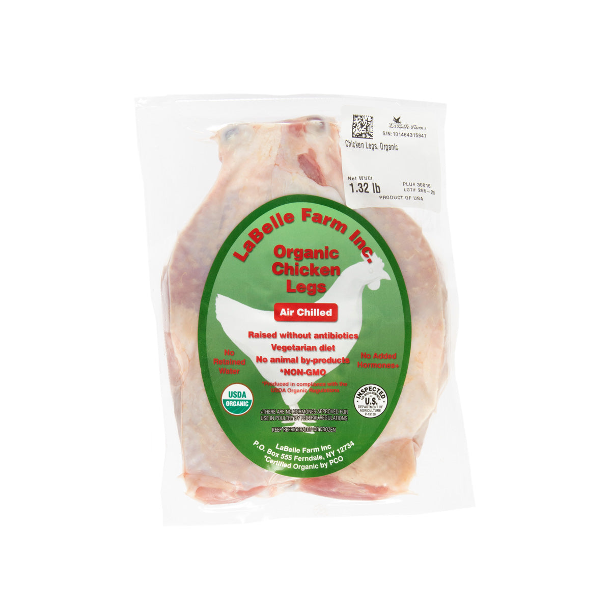 La Belle Farm Organic Air Chilled Whole Chicken Legs