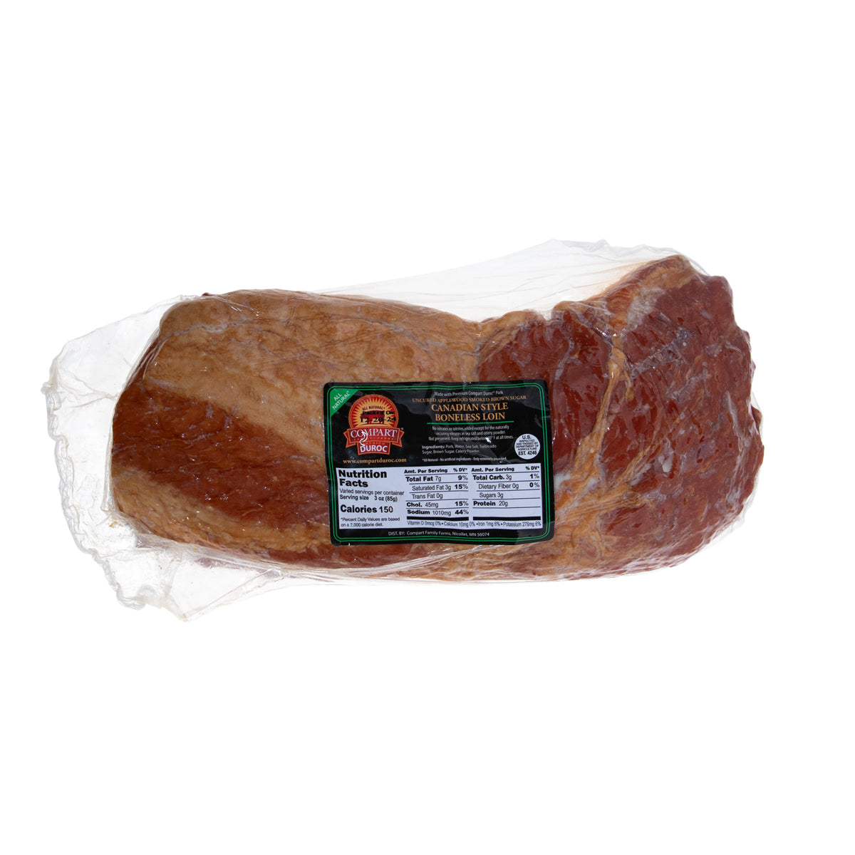 Wholesale Compart Family Farms Canadian Bacon- Bulk