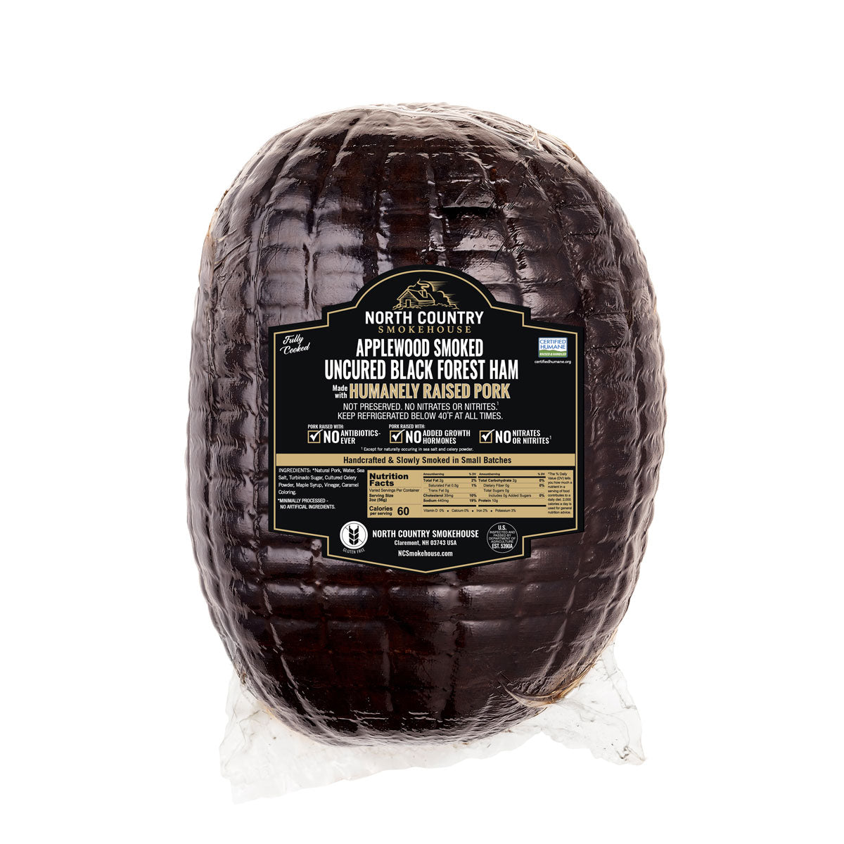 Wholesale North Country Smokehouse ABF Black Forest Smoked Ham- Bulk