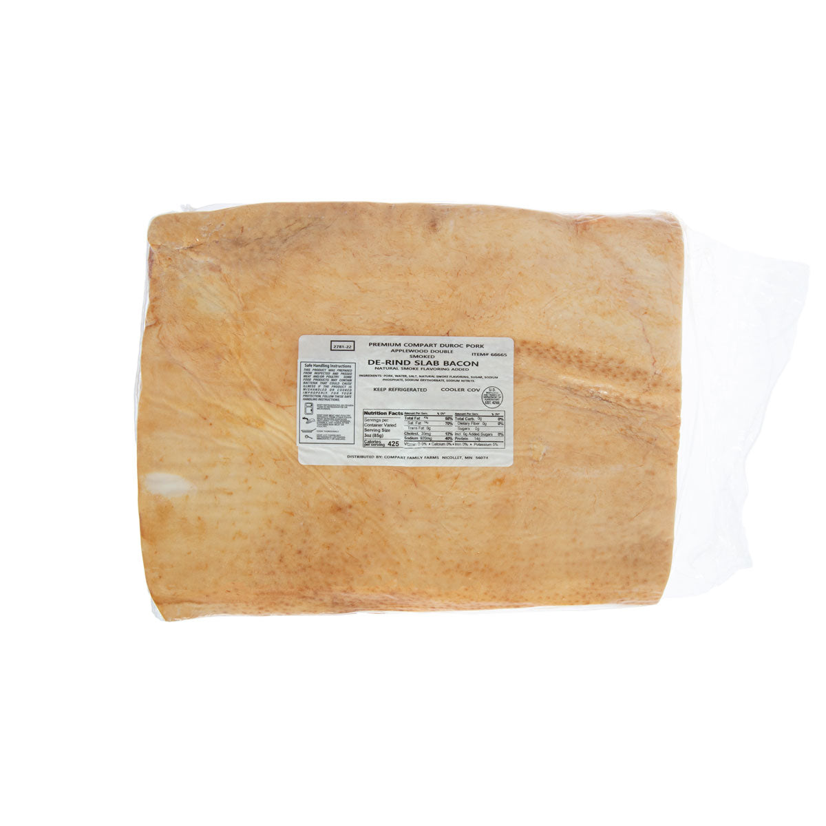 Compart Family Farms Half Slab Applewood Smoked Bacon