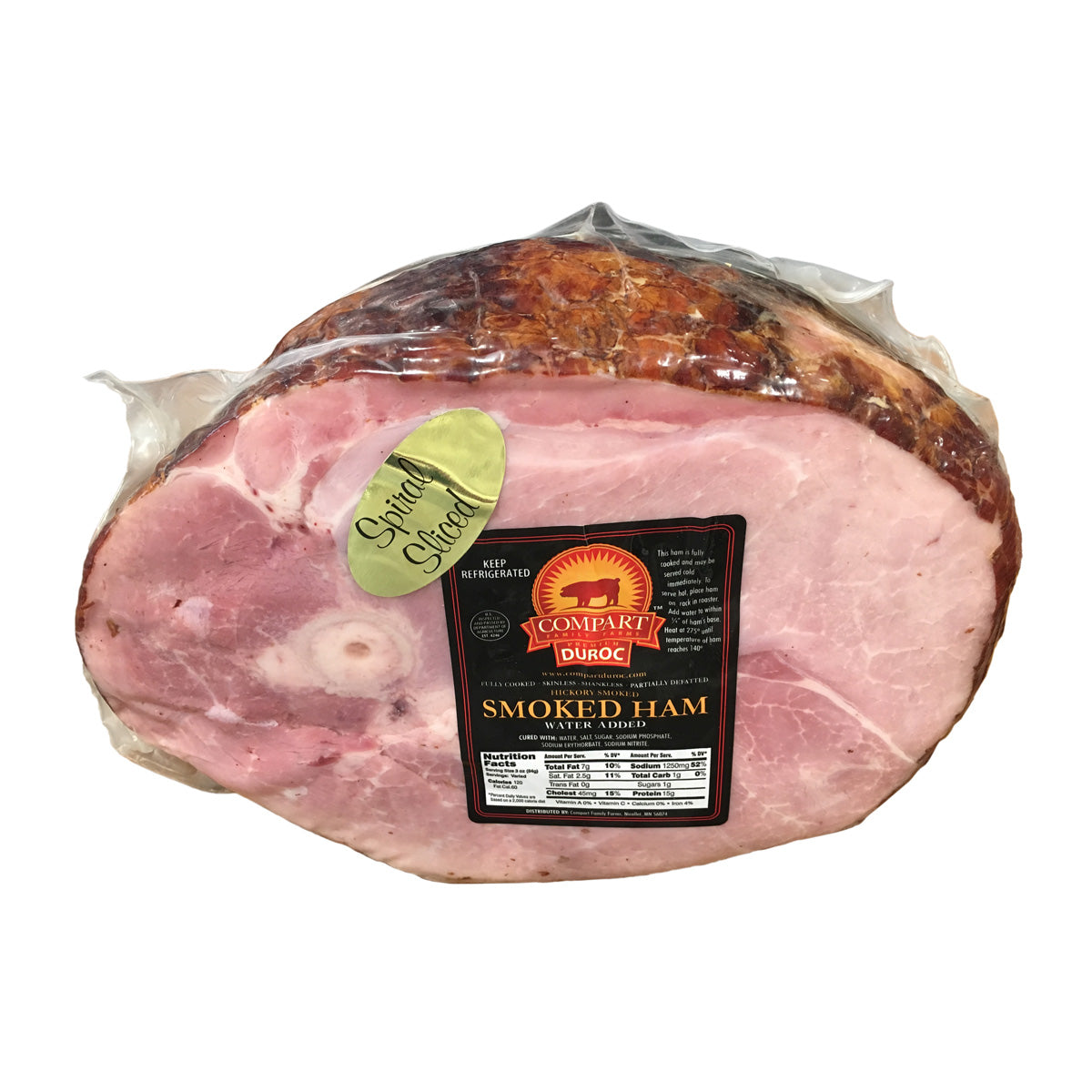 Wholesale Compart Family Farms Halved Spiral Ham-9 LB Bulk