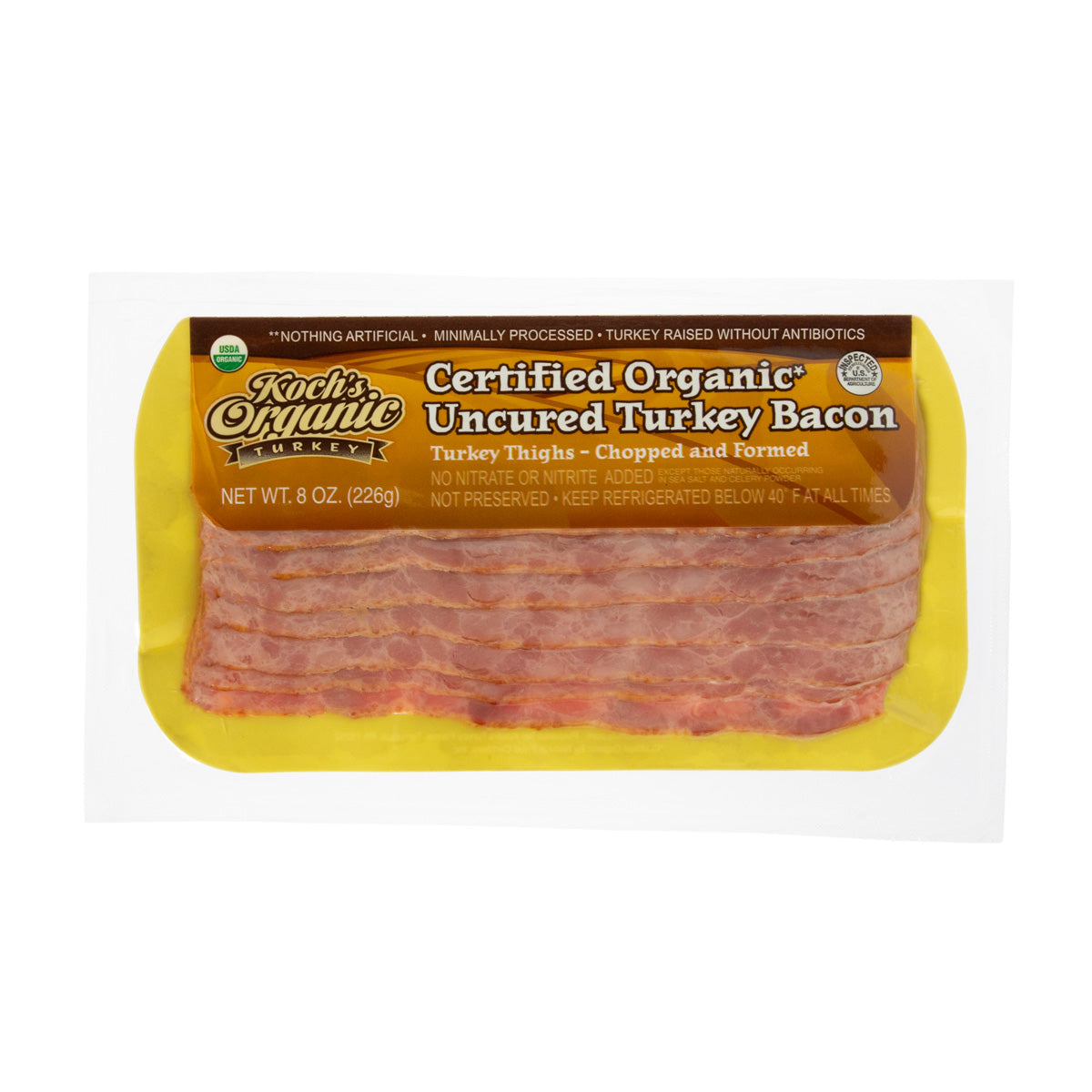 Wholesale Koch'S Turkey Turkey Bacon 8 OZ- Bulk
