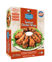 Wholesale Colonel Kababz Tandoori Chicken Wings 340g- Bulk