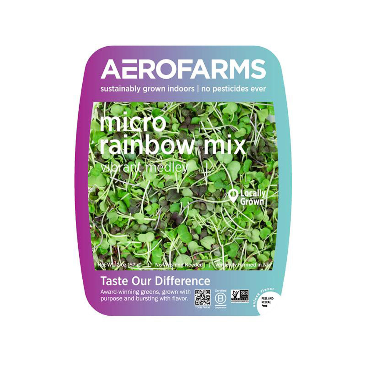Aerofarms Micro Rainbow Mix 2 Oz Bag
