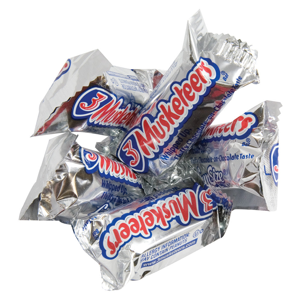 Wholesale 3 Musketeers Fun Size Bar-10.48lb Case Bulk