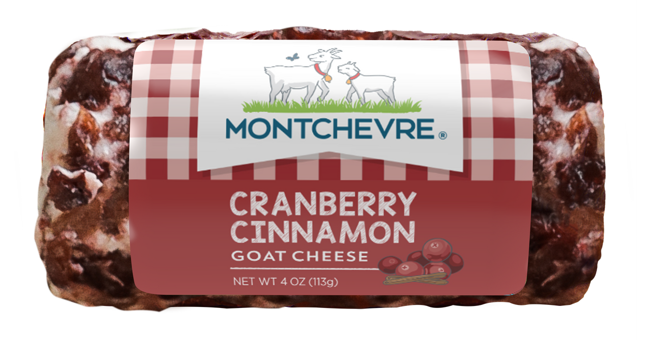 Wholesale Montchevre Cranberry Cinnamon Goat Cheese 4 oz-12ct Case Bulk