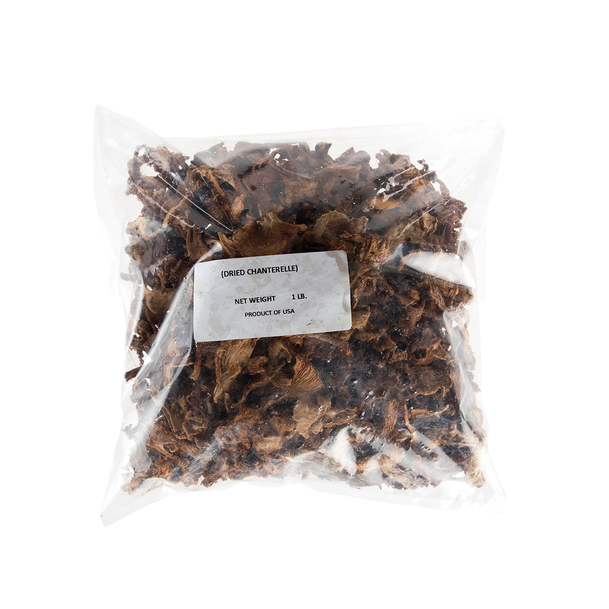 Wholesale BoxNCase Dried Chanterelle Mushrooms Bag-1 LB Bulk