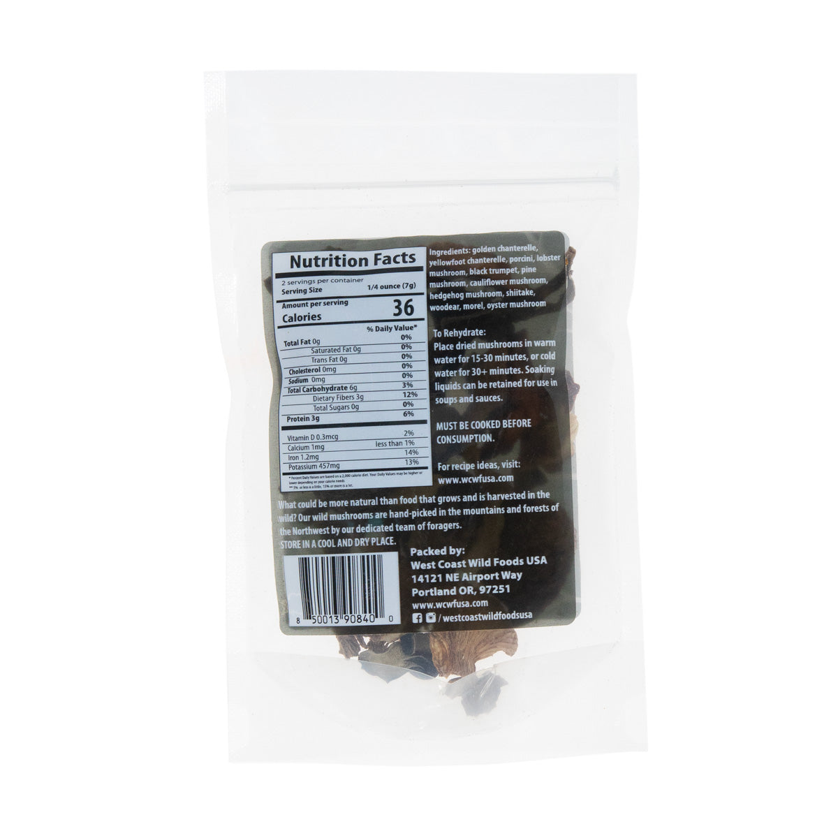 Wholesale BoxNCase Dried Wild Mix Mushrooms-3 Pack Bulk