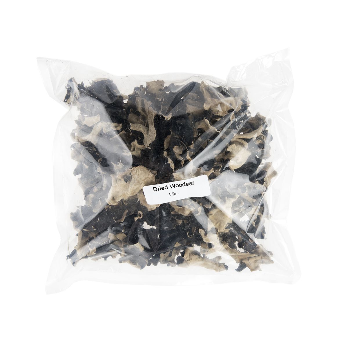 Wholesale BoxNCase Dried Wood Ear Mushrooms Bag-1 LB Bulk