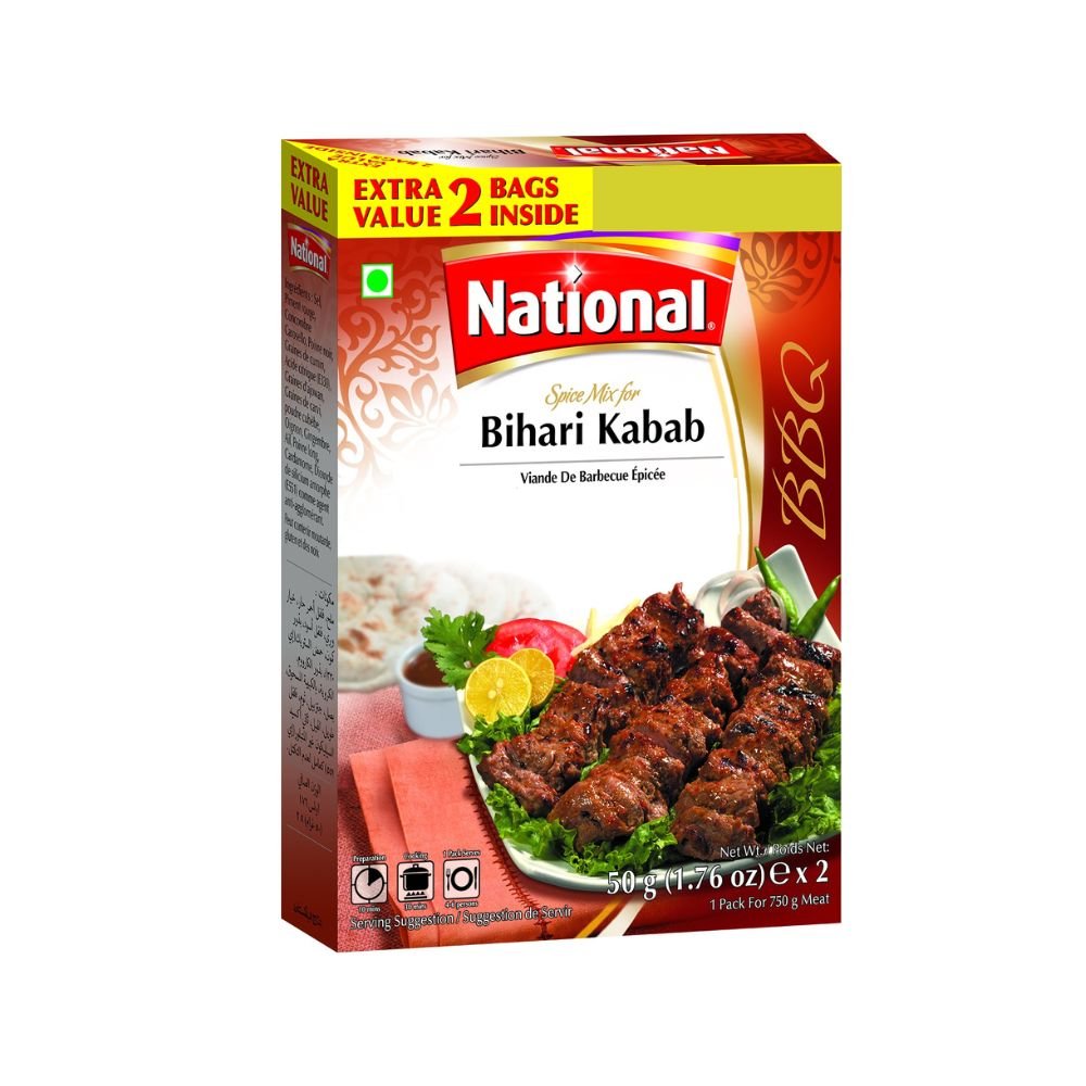 Wholesale National Behari Kabab Spice Mix 50g- Bulk