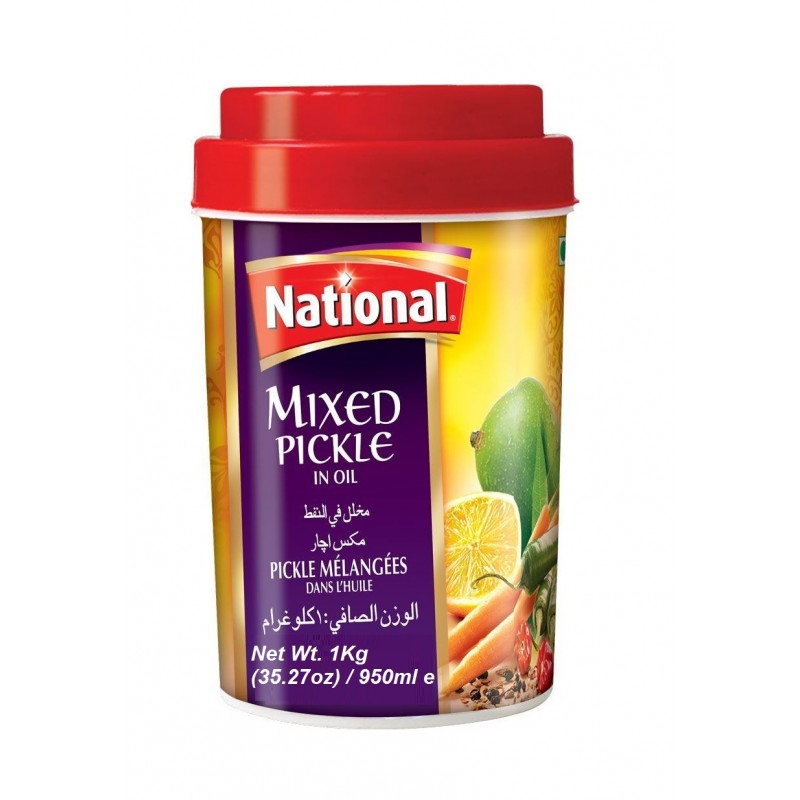 Wholesale National Mixed Pickle 1kg- Bulk