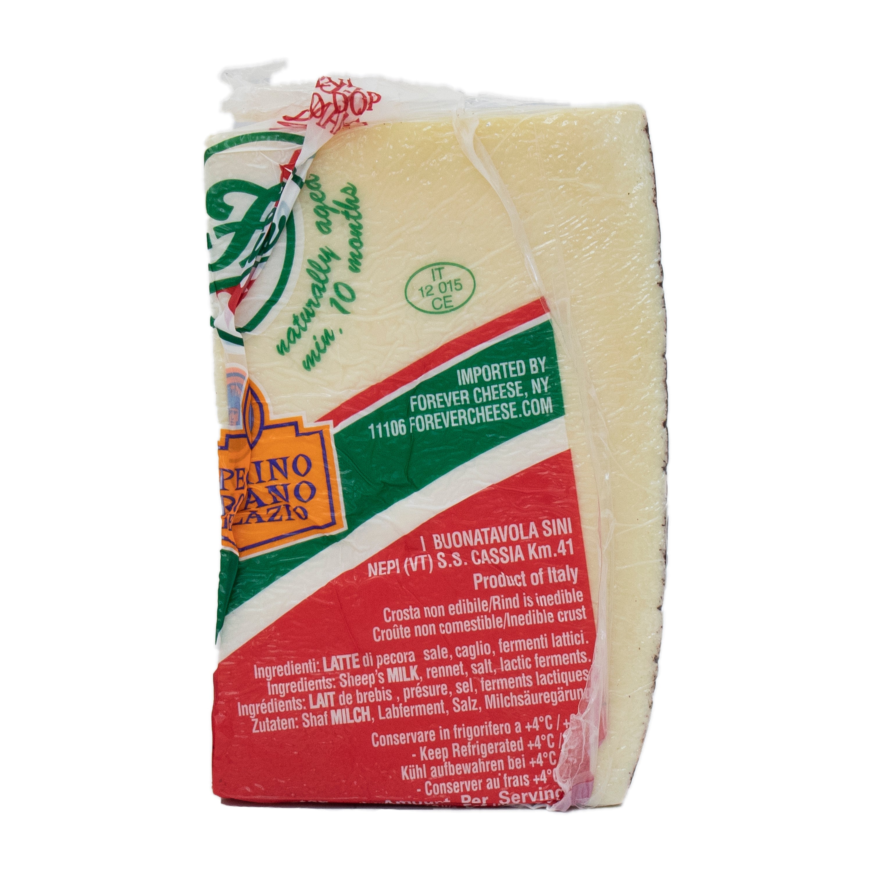 Wholesale Fulvi Pecorino Romano 1/4 Wheel 15lb-4ct Case Bulk