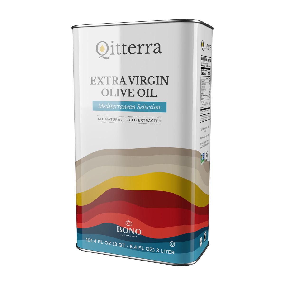 Wholesale Qitterra Mediterranean Extra Virgin Olive Oil- Bulk