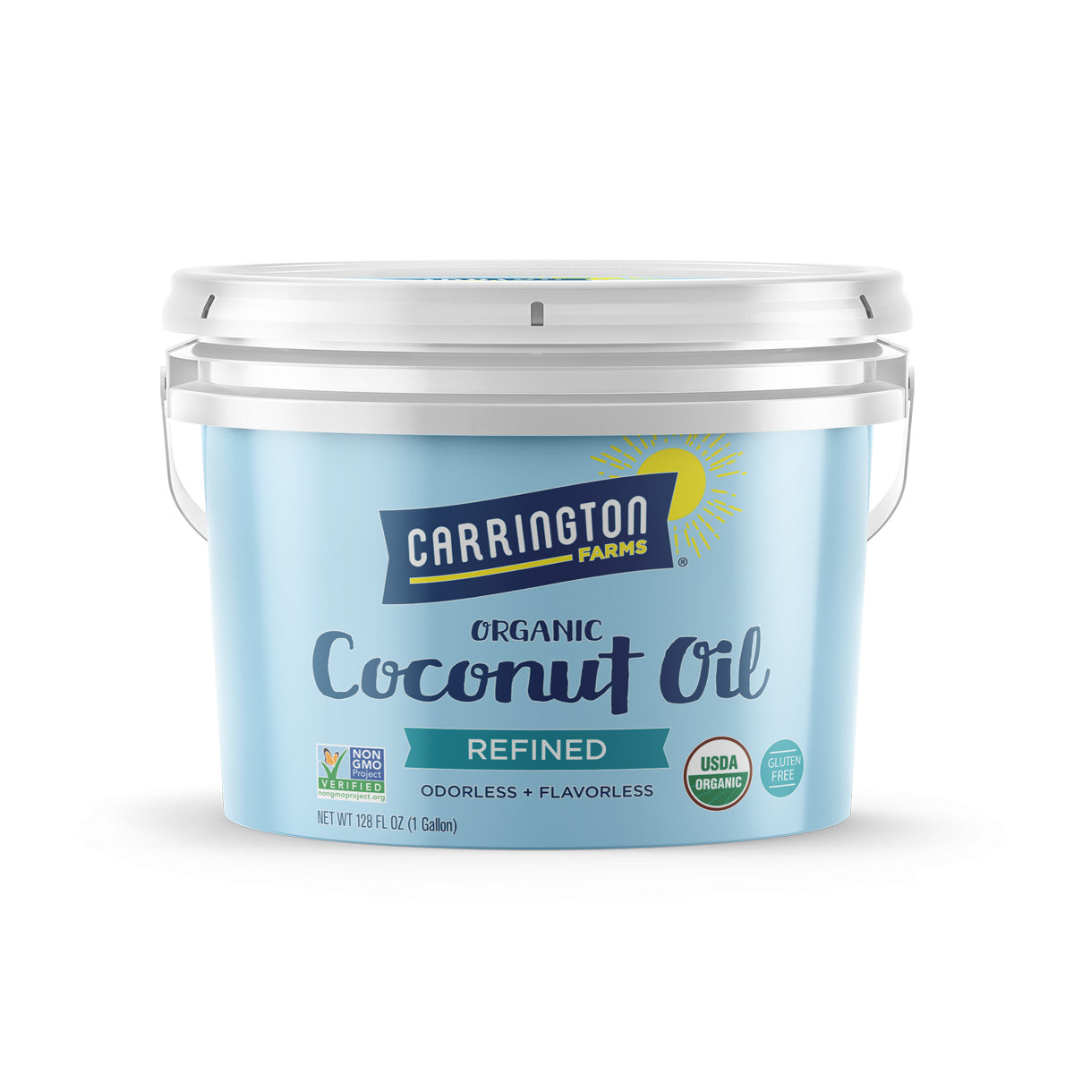 Wholesale Carrington Farms Organic Refined Coconut Oil- Bulk