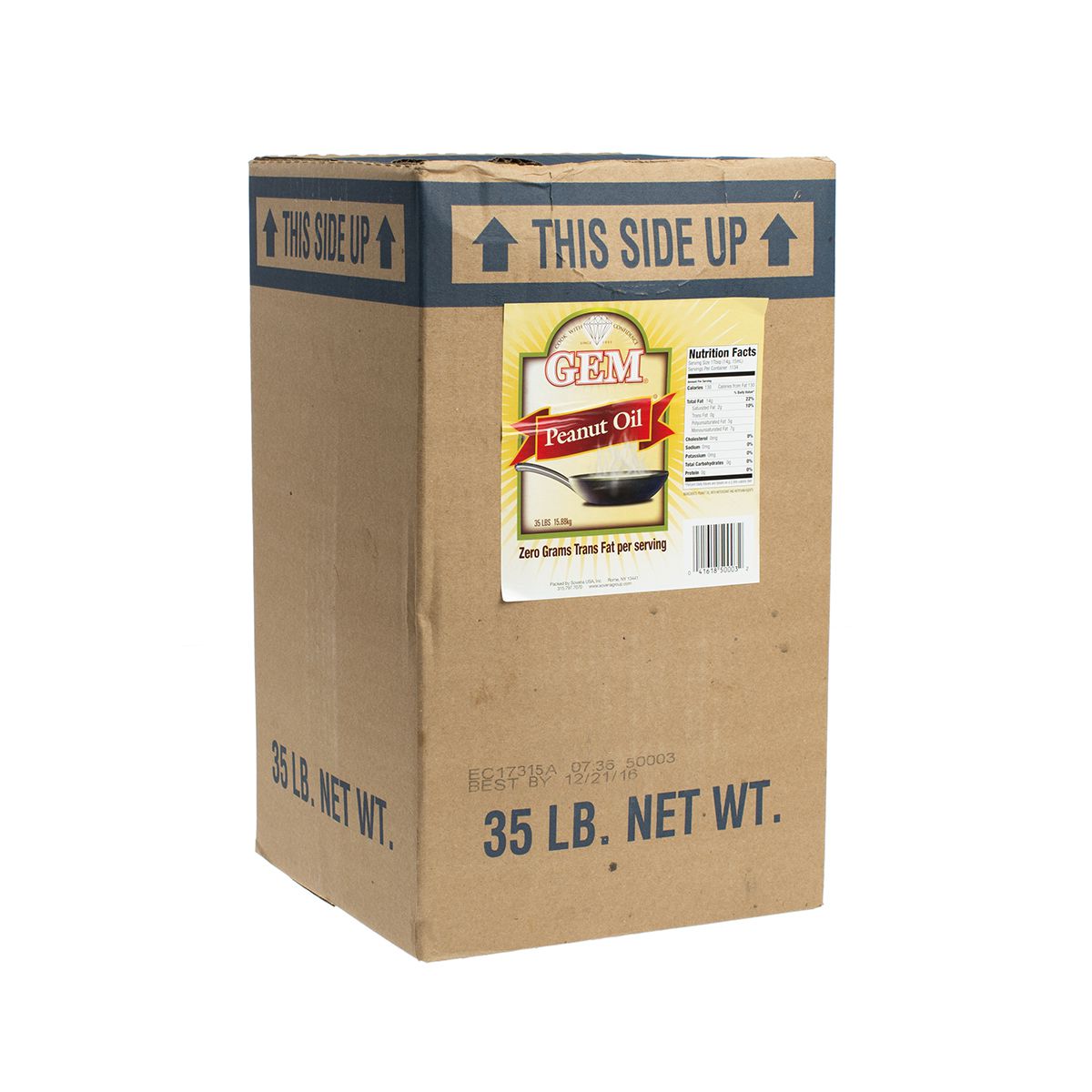 Wholesale BoxNCase Peanut Oil 35 lb Box- Bulk