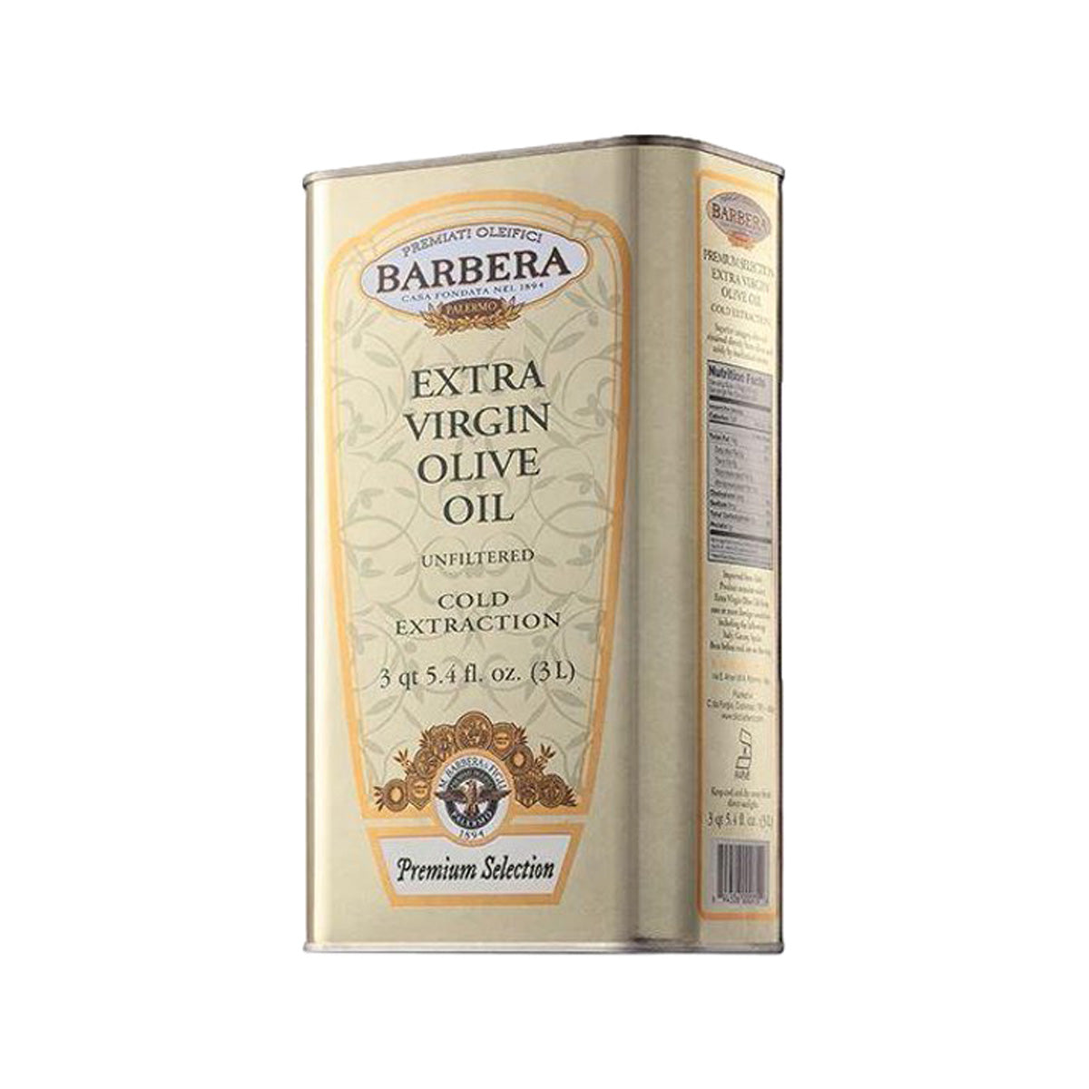 Wholesale Frantoia Barbera Premium Selection Extra Virgin Olive Oil Tin-3 LT Bulk