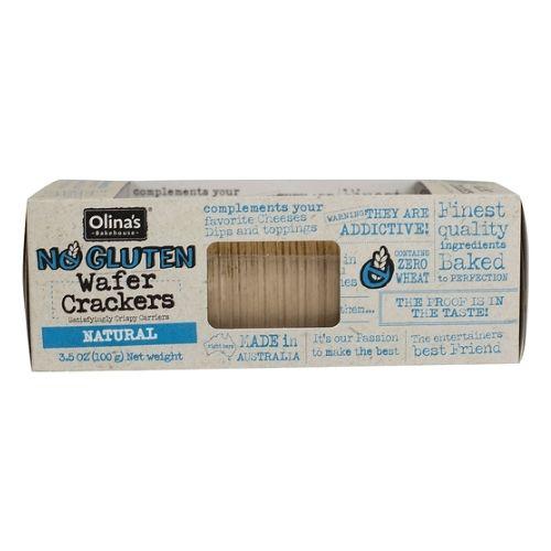 Wholesale Olina's Gluten Free Plain Wafers 5.3 oz- Bulk