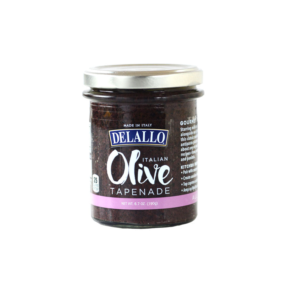 Delallo Black Olive Tapenade 180g 12ct