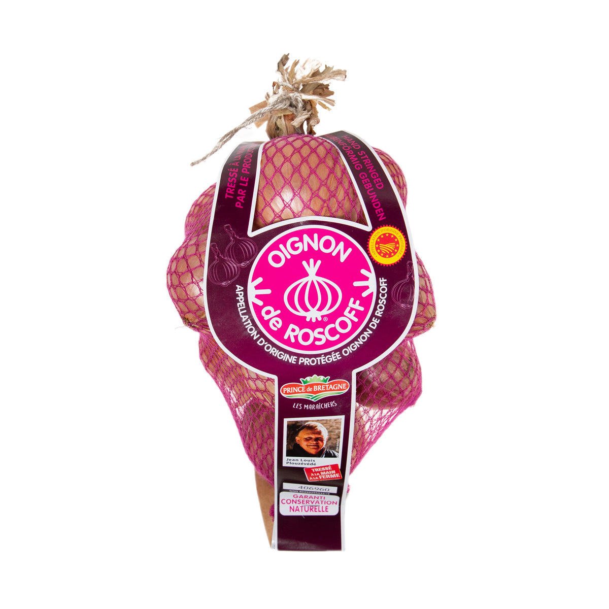 Wholesale BoxNCase Roscoff Pink Onion Braids 2.2 LB- Bulk