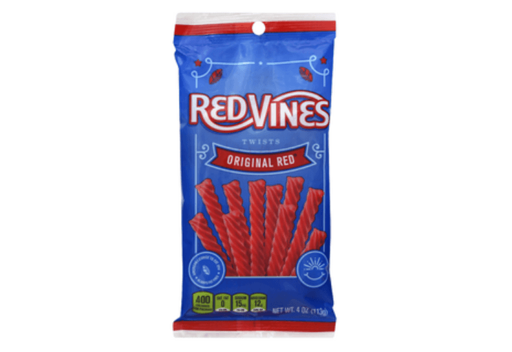 Wholesale Red Vines Original Red® Twists Hanging Bag 4oz Bulk