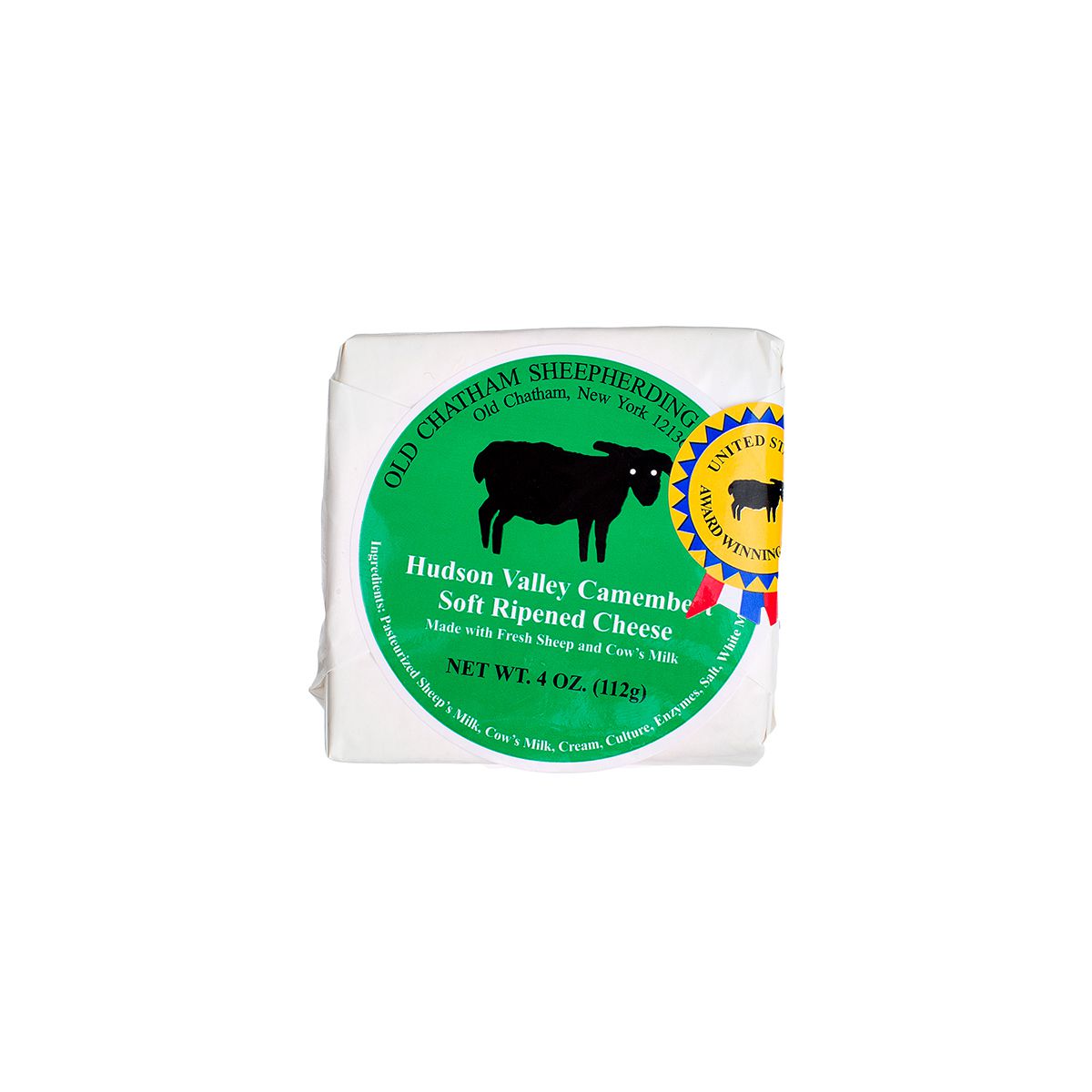 Wholesale Old Chatham Camembert Cheese Squares 4.5 Oz-12ct Case Bulk