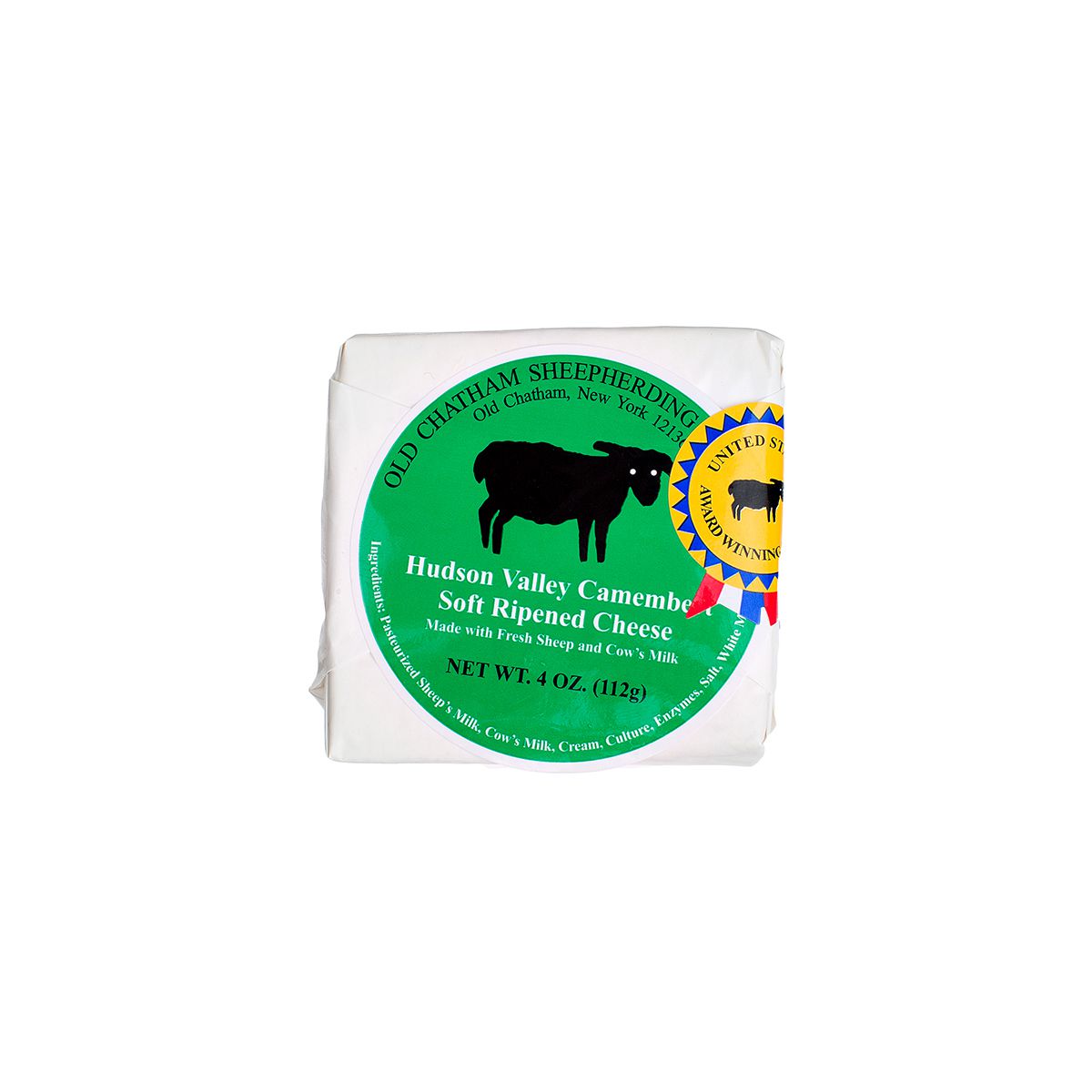 Old Chatham Creamery Camembert Cheese Squares 4 OZ