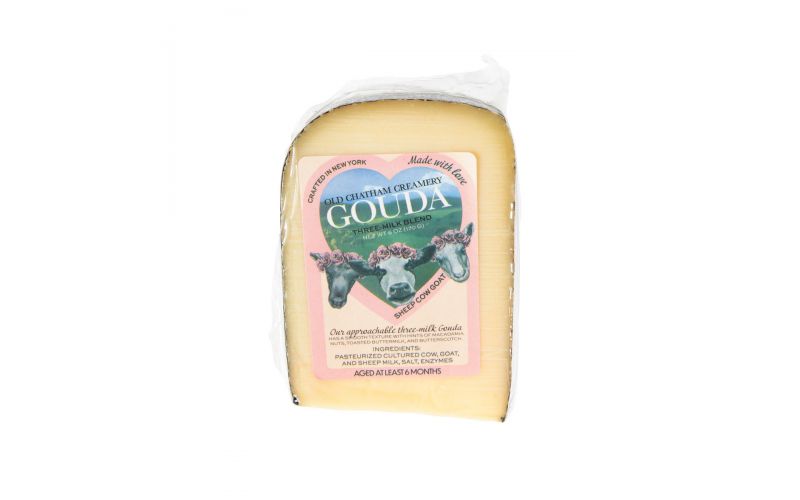 Wholesale Old Chatham 3 Milk Gouda 6 Oz- Bulk