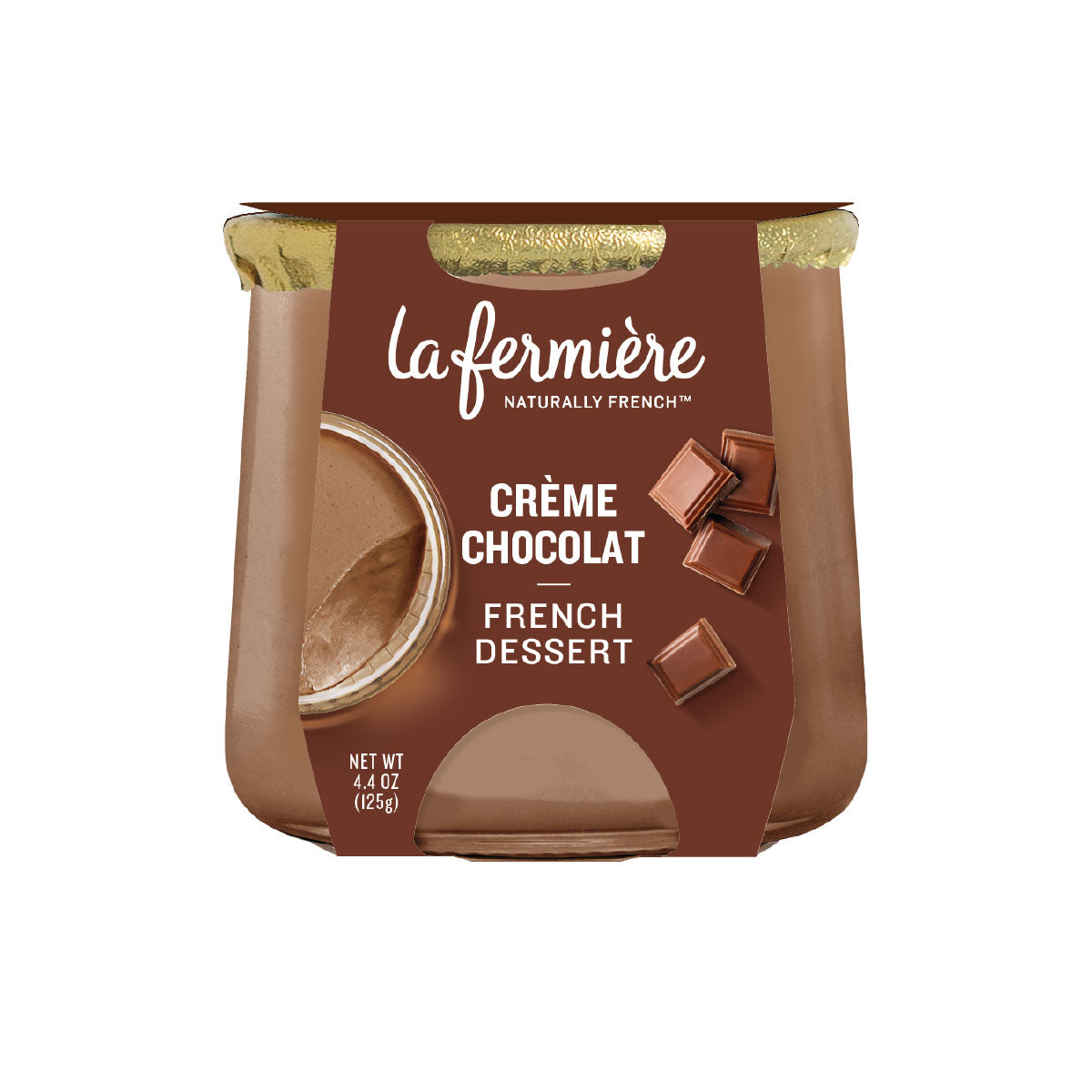 La Fermiére Crème Chocolate French Dessert 4.4 OZ