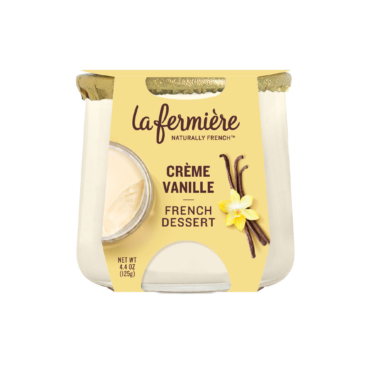 Wholesale La Fermière Crème Vanilla French Dessert 4.4 OZ- Bulk