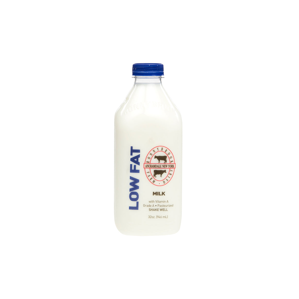 Wholesale Ronnybrook Dairy 1% Milk 1 QT-6ct Case Bulk