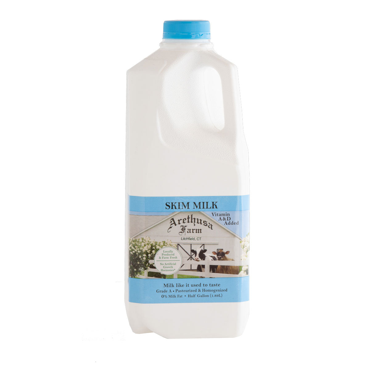 Arethusa Farm Dairy Skim Milk 64 Oz Bottle