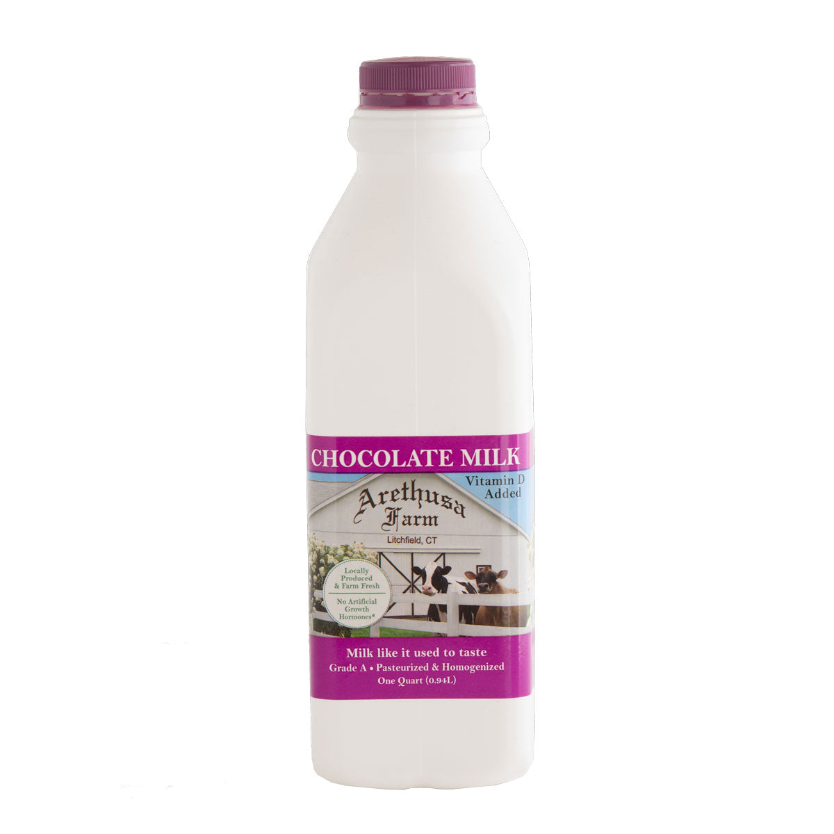 Arethusa Farm Dairy Chocolate Milk 32 Oz Bottle