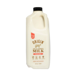 Wholesale Origin Milk Whole Milk 1/2 GAL-6ct Case Bulk