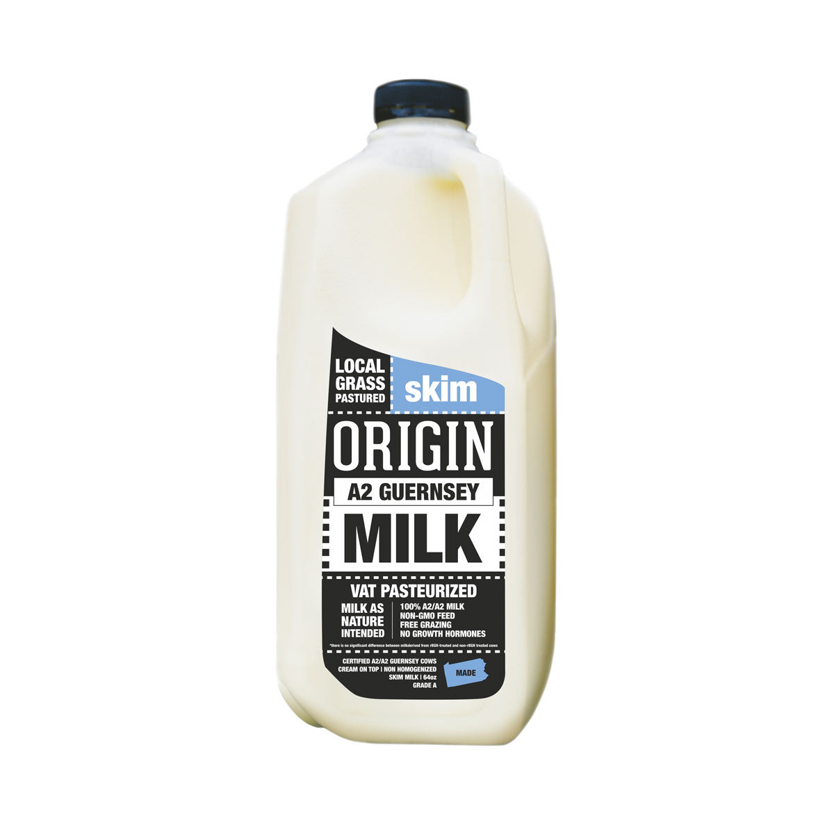 Wholesale Origin Milk Skim Milk 1/2 GAL- Bulk