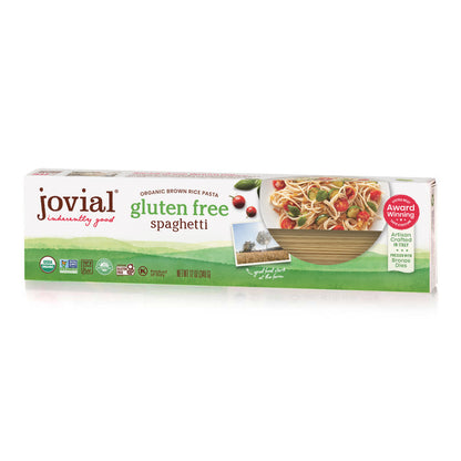 Wholesale Jovial Orgainc Gluten Free Brown Rice Spaghetti Pasta 12 OZ- Bulk