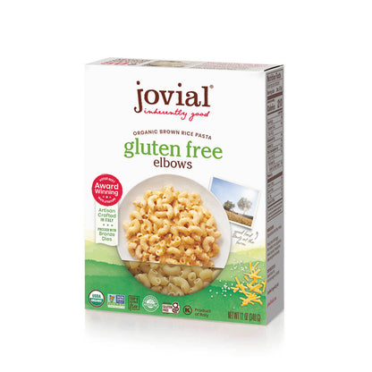 Wholesale Jovial Gluten Free Organic Brown Rice Pasta Elbows 12 OZ- Bulk